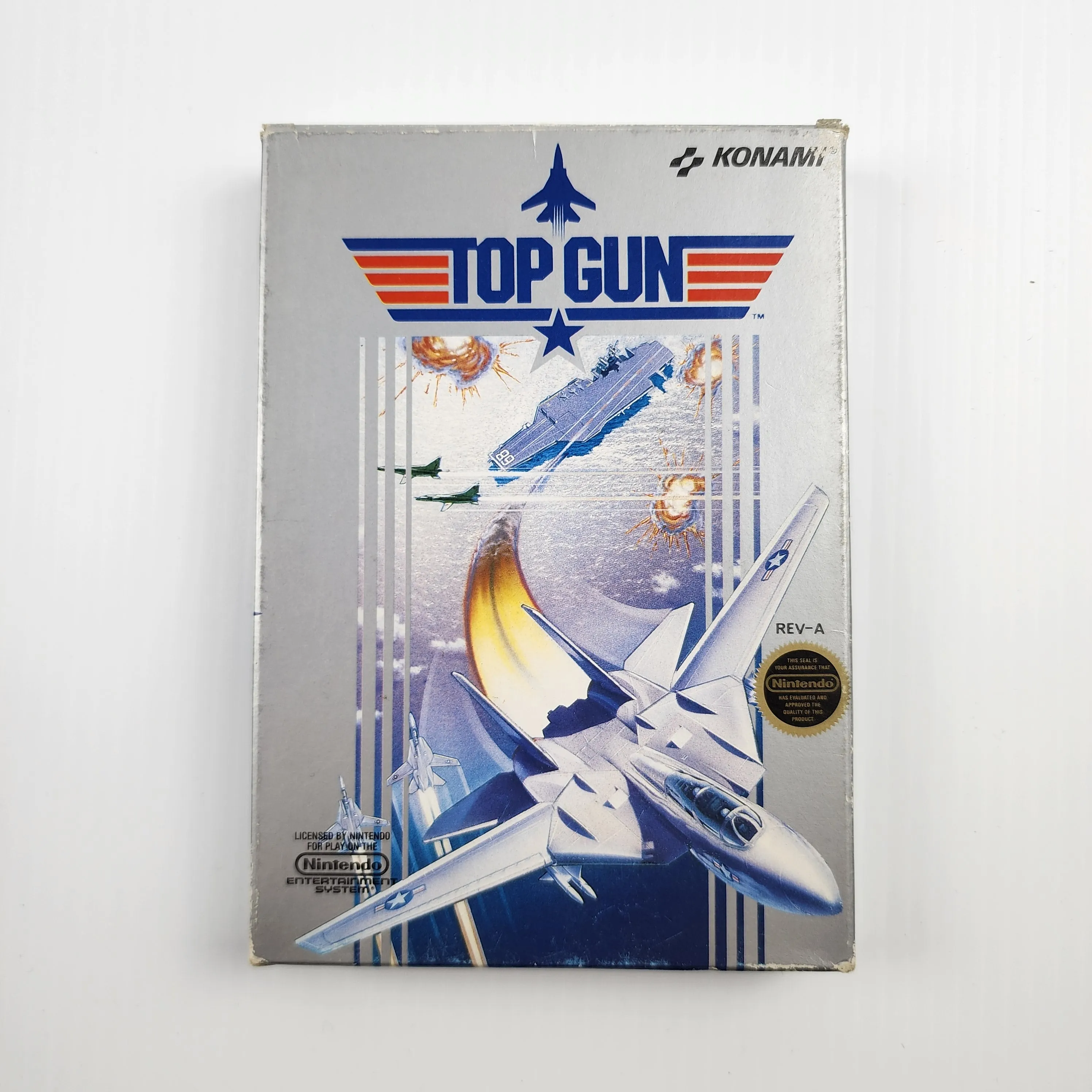 Top Gun - NES Game - Complete in Box - Great Condition!