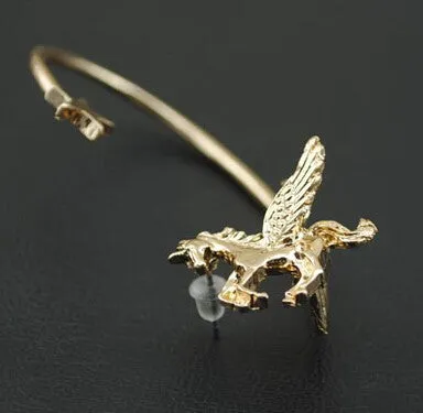 Unicorn Star Lady Stud Earring - left ear