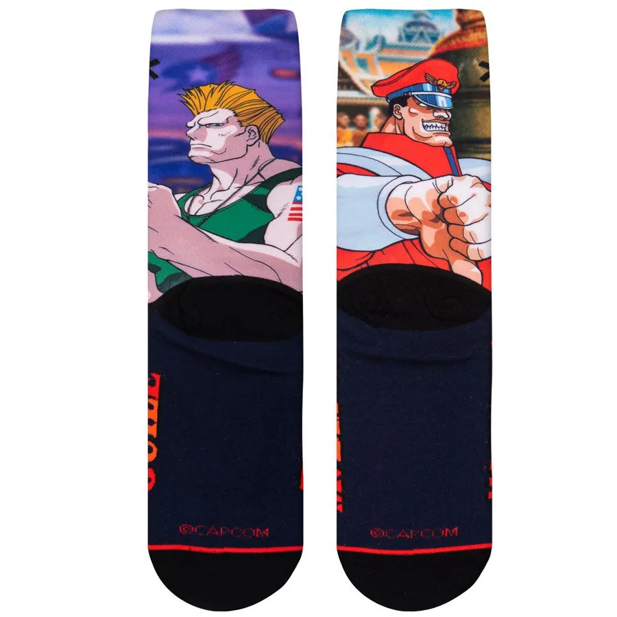 Unisex Street Fighter M Bison vs Guile Socks