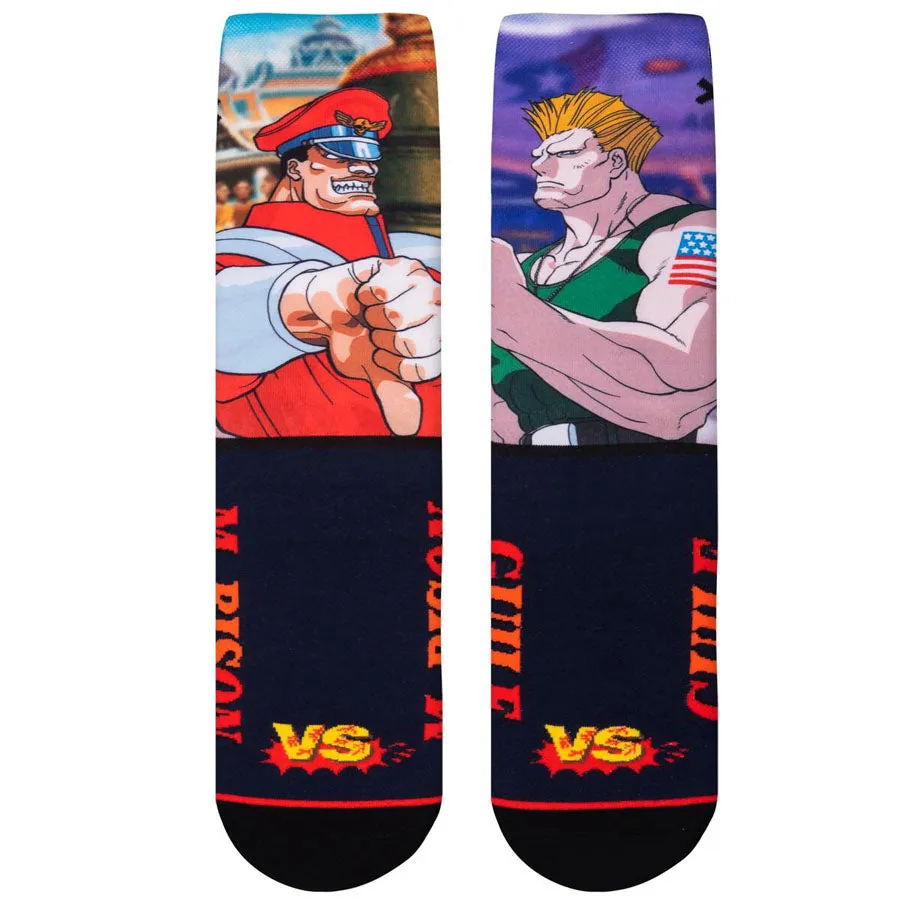 Unisex Street Fighter M Bison vs Guile Socks