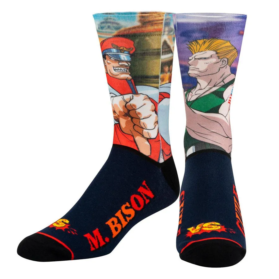 Unisex Street Fighter M Bison vs Guile Socks