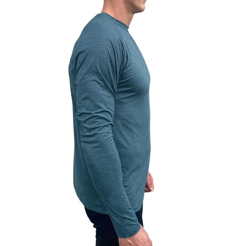 UV Performance L/S Tech Top - Ocean Blue