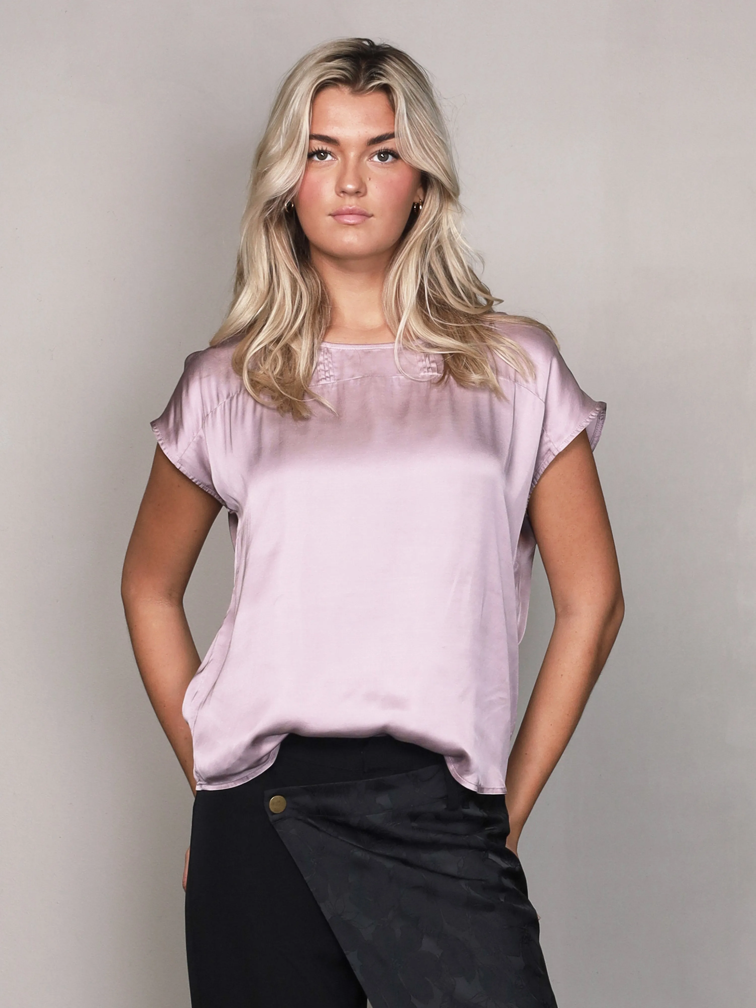 VALINA blouse - Dusty purple