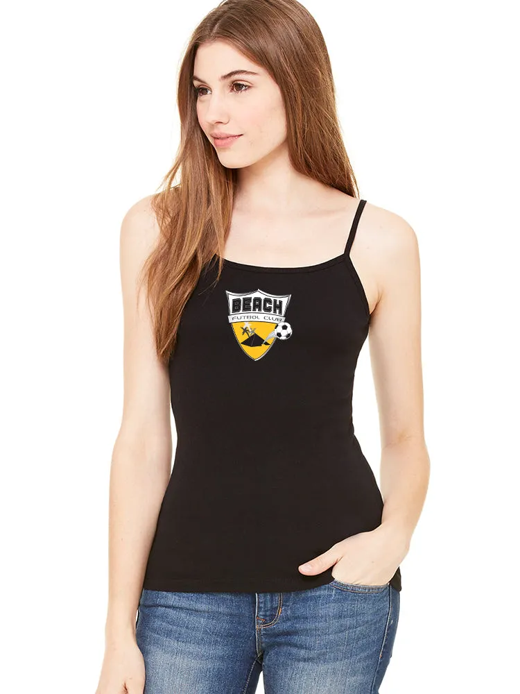 Women's Baby Rib Spaghetti Strap Tank Top