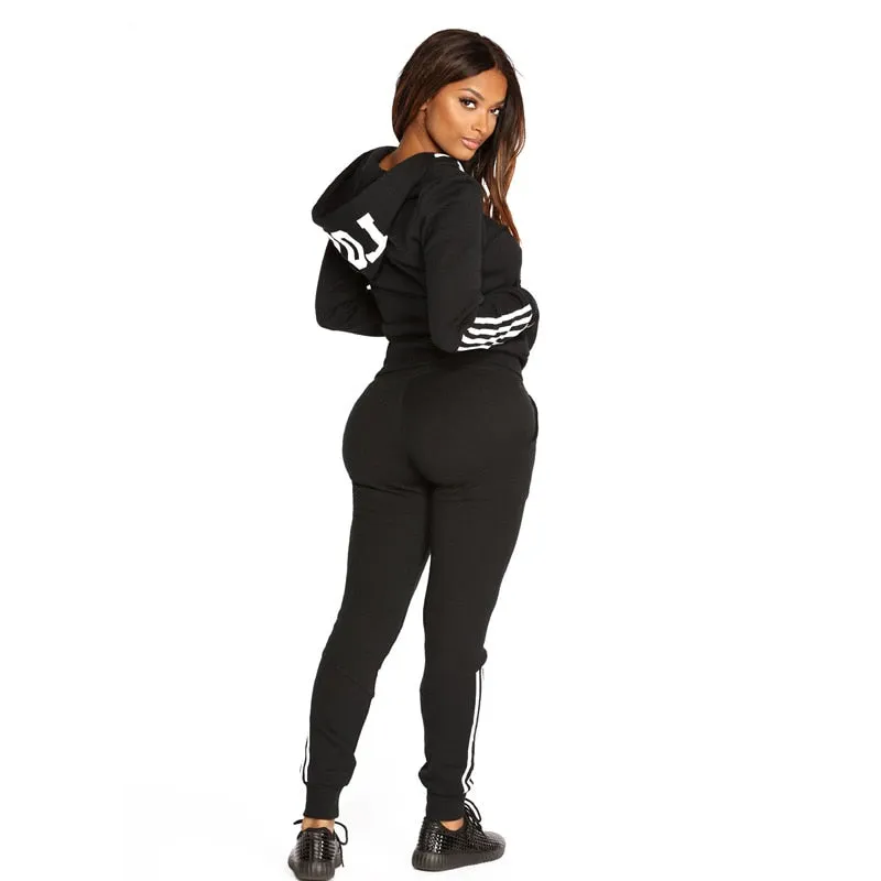 Women's Hooded Training Tracksuit