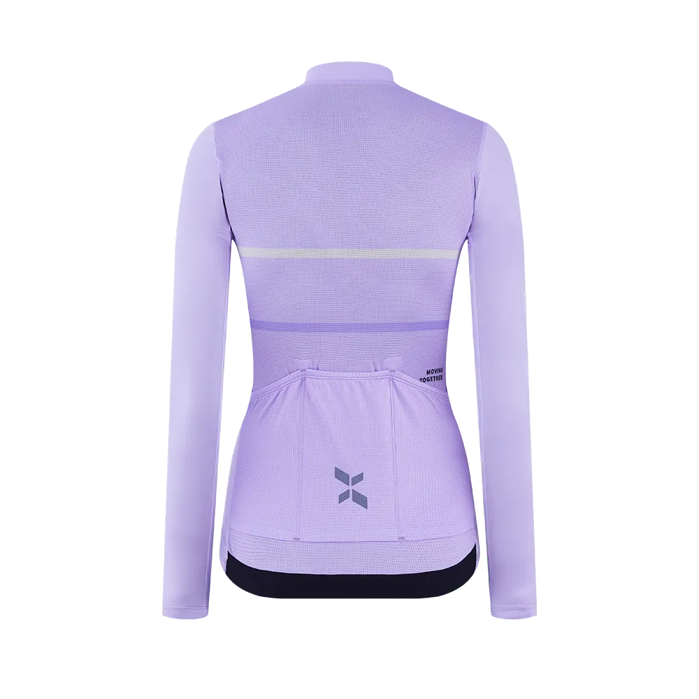 Women's Training LS Jersey A002-Light Purple