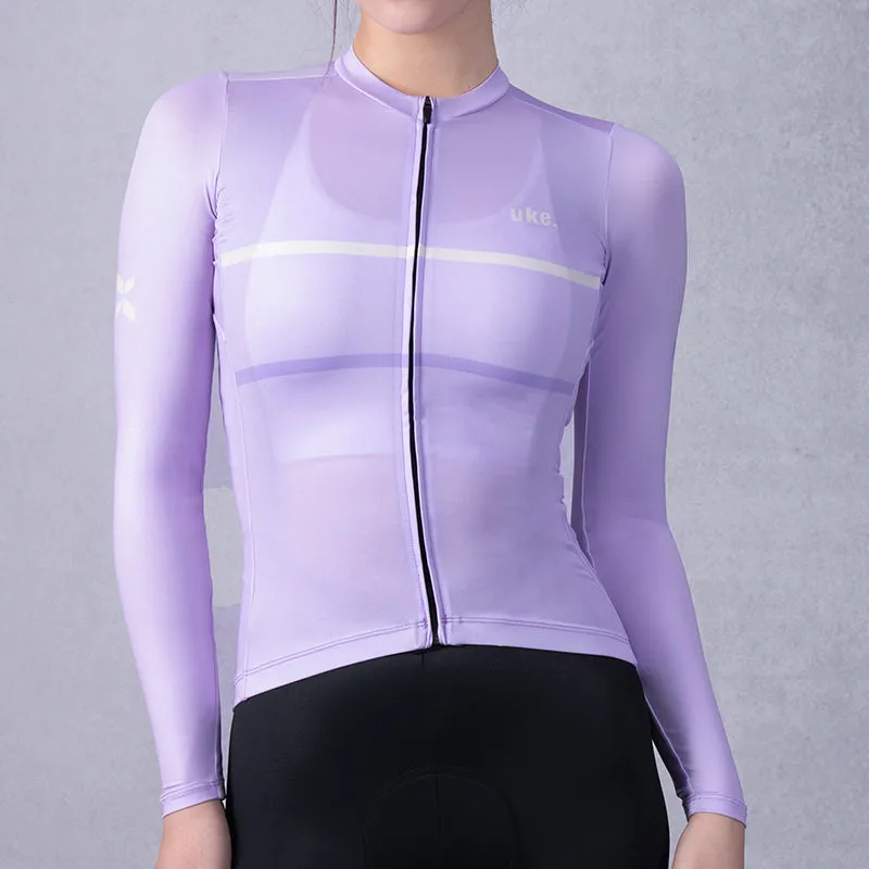 Women's Training LS Jersey A002-Light Purple