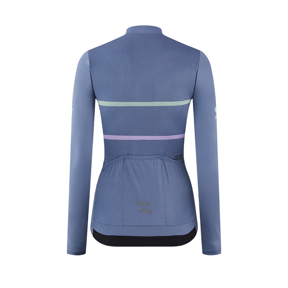 Women's Training LS Jersey A002-Lilac Grey