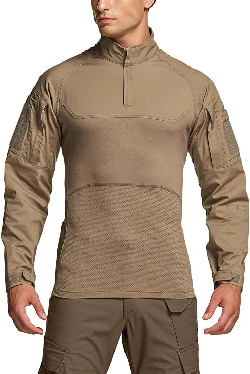 Woven Chest Combat Shirt  [TOS211]